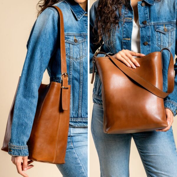 Bucket Bag | Saddle